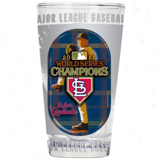 St. Louis Cardinaps 2011 World Series Champions 17oz. Hi-def Mixing Glass