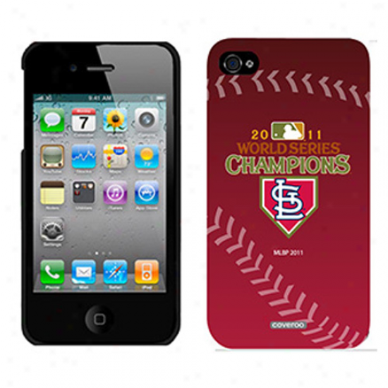 St. Louis Cardinals 2011 World Series Champions Red Iphone 4/4s Case