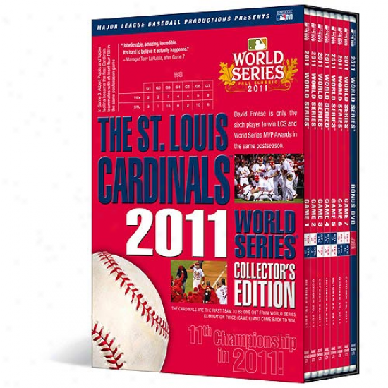 St. Louis Cardinals 2011 World Series Champions Collector's Edition Dvd Set