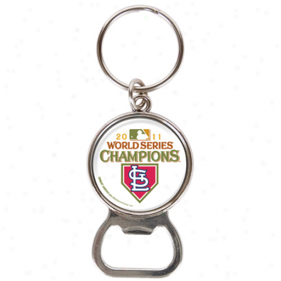 St. Louis Cardinals 2011 World Series Champions Bottle Opener Keychain