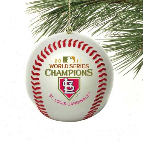 St. Louis Cardinald 2011 World Series Champions Mini Baseball Ornament