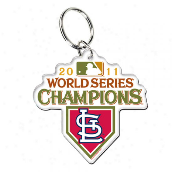 St. Louis Cardinals 2011 World Series Champions Premium Acrylic Keychain