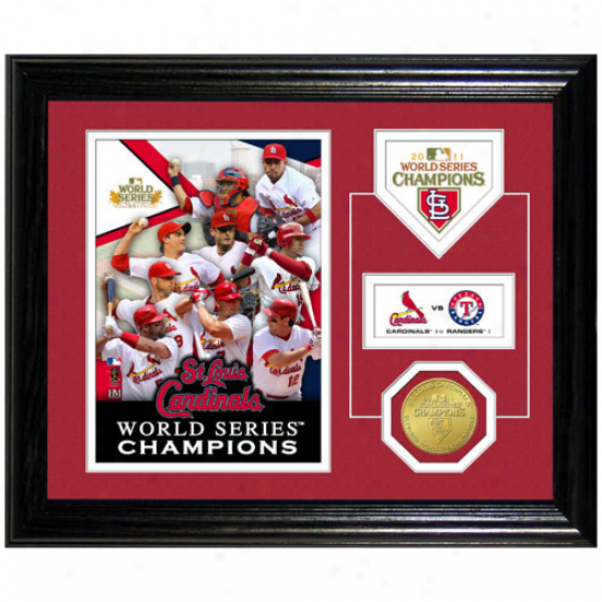 St. Louis Cardinals 2011 World Series Champions Desktop Coin Photomimt