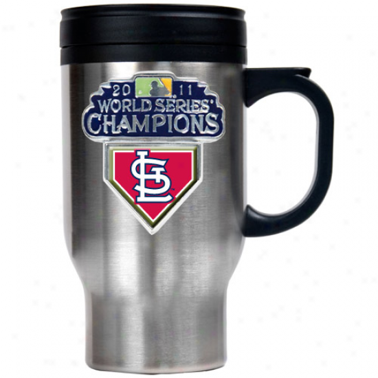 St. Liuis Cardinals 2011 World Series Champions 15oz. Travel Mug W/lid