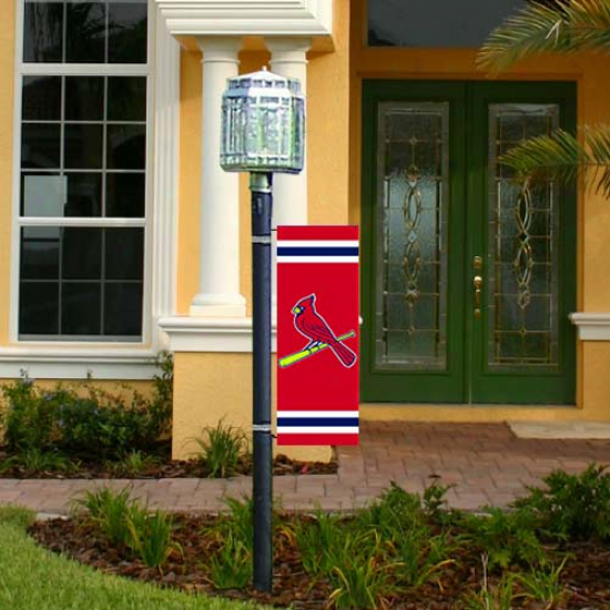 St. Louis Cardinals 30'' X 10.5'' Red Applique Post Banner