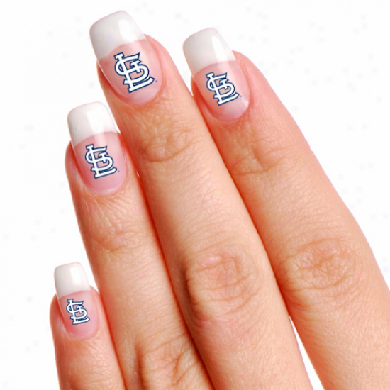 St. Louis Cardinals 4-pack Temporary Nail Tattoos