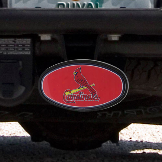 St. Louis Cardinals Domed Logo Plastic Hitch Conceal