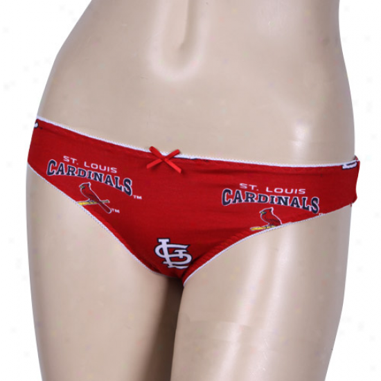 St. Louis Cardinals Ladies Red Supeeme Panties