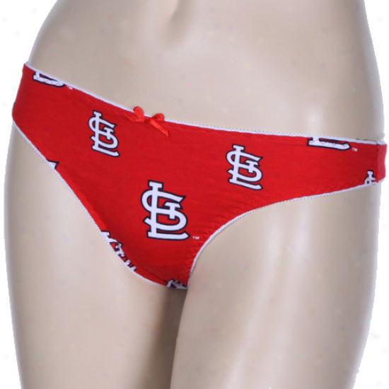 St. Louis Cardinals Ladies Red Tandem Tuong Underwear