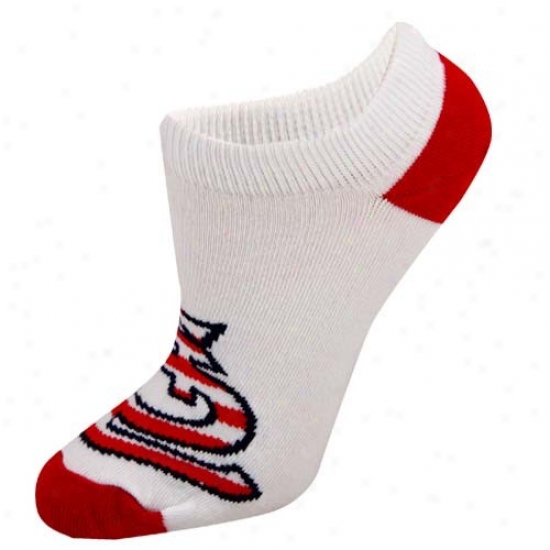 St. Louis Cardinals Ladies White Patriottic Ankle Socks