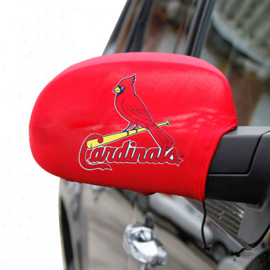 St. Louis Cardials Large Team Logo Side Mirror Covers