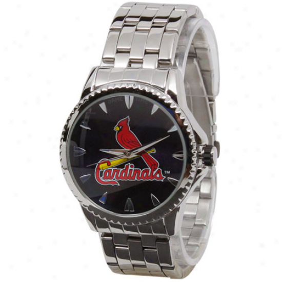 St. Louis Cardinals Manager Stainless Steel Watch