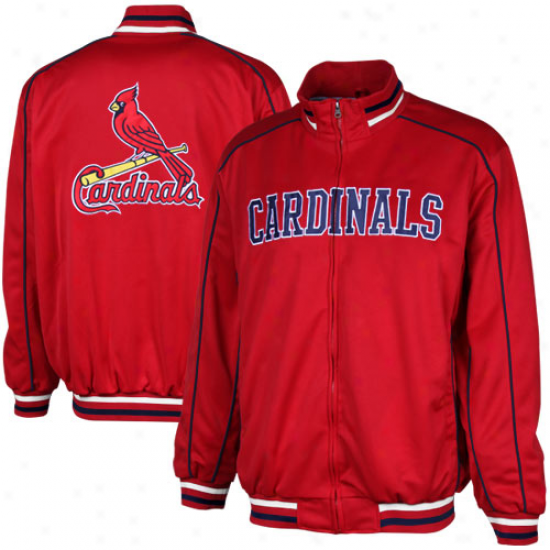 St. Louis Cardinals Men's Spotlight Track Jacket - Red