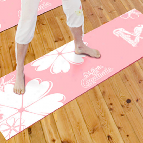 St. Louis Cardinals Pink Yoga Mat