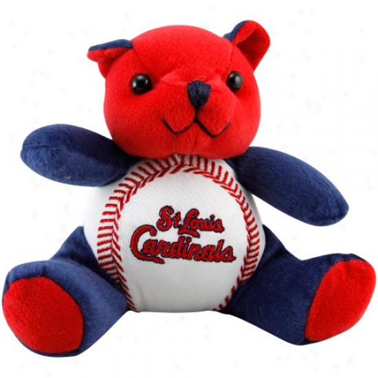 St. Louis Cardinals Plush Cheering Baseball Bear