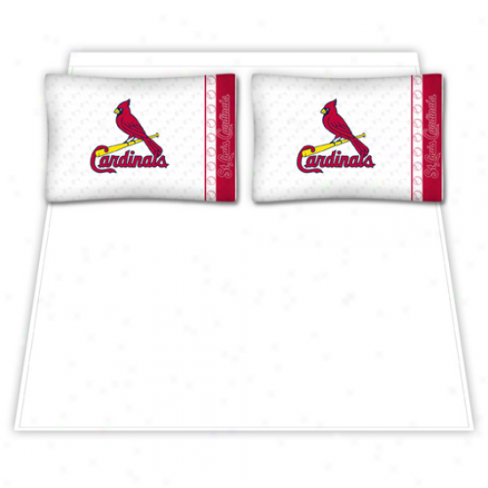 St. Louis Cardinals Queen Sizing Sheet Set