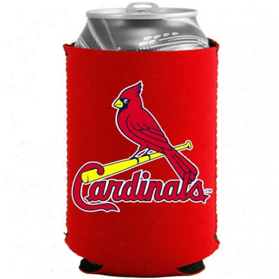 St Louis Cardinals Red Collapsible Can Coolie