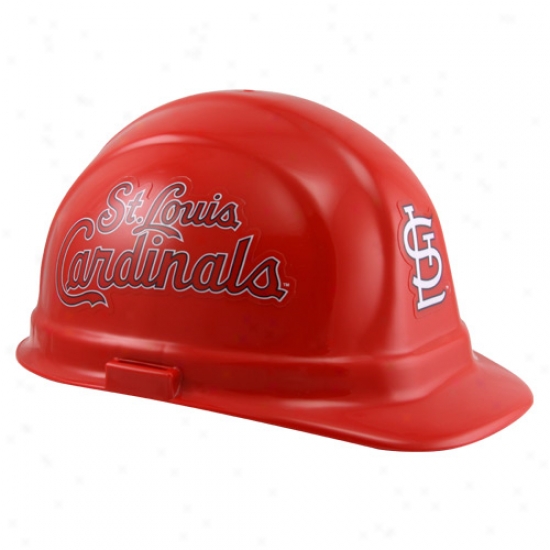 St. Louis Cardinals Red Professional Hard Hat