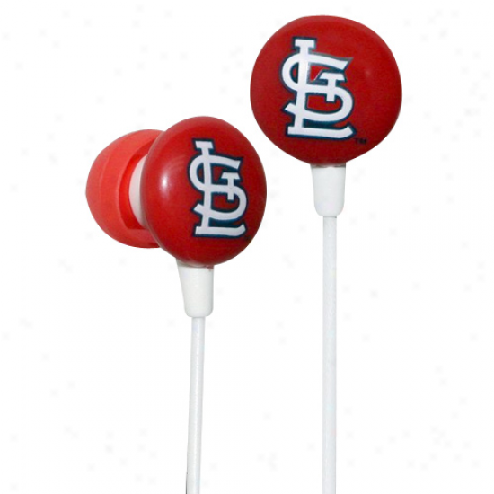 St. Louis Cardinals Team Logo Earbuds