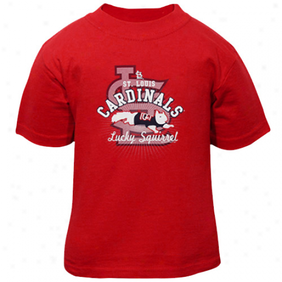 St. Louis Cardinals Toddler Lucky Squirrel T-shirt - Red