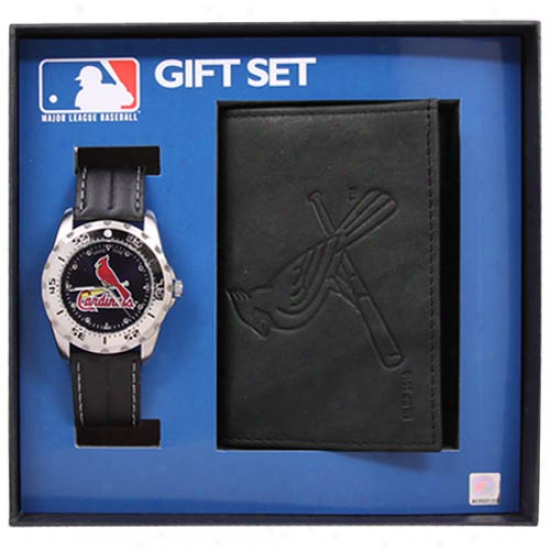 St. Louis Cardinals Watch & Wallet Gift Set