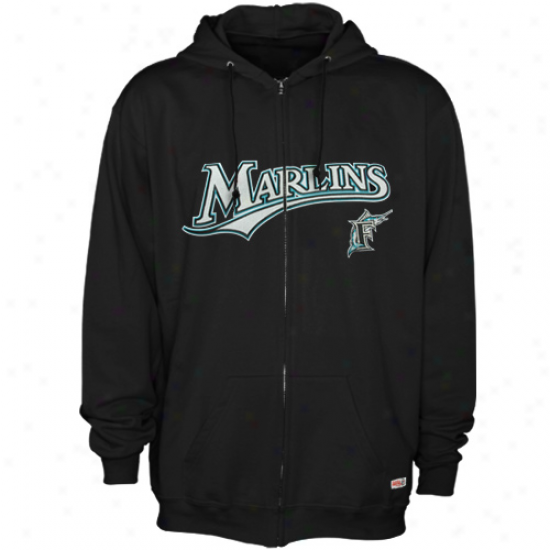 Stitches Florida Marlinq Wicked Team Applique Full Zip Hoodie Sweatshirt