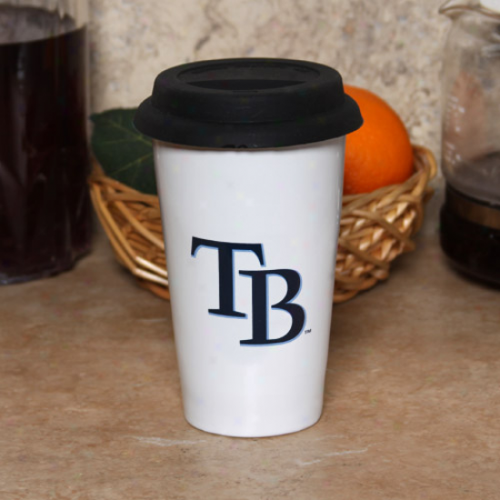 Tampa Bay Rays 10oz. Ceramic Team Logo Travel Mug