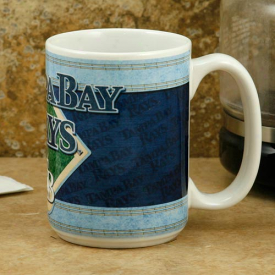 Tampa Bay Rays 15oz. Sublimated Logo Mug