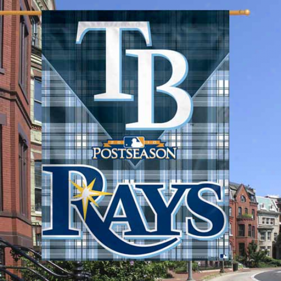 Tampa Bay Rays 27'' X 37'' Navy Blue Vertical Banner Iris