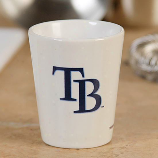 Tampa Bay Rays 2oz. Souvenir Ceramic Marksman Glass