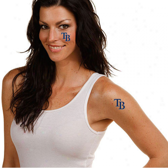 Tampa Bay Rays 4-pack Temporary Tattoos