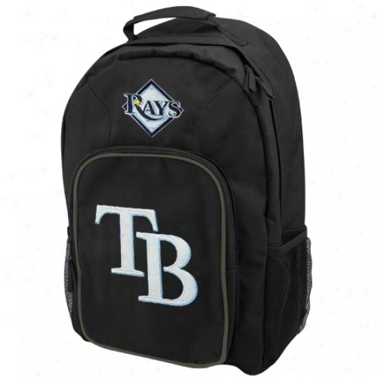 Tampa Bay Rays Black Southpaw Backpack