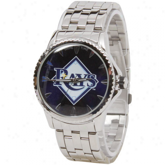 Tampa Bay Rays Manager Stainless Steel Watch