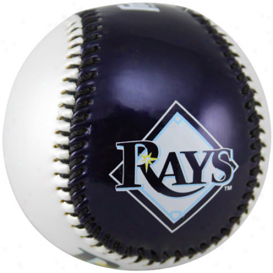 Tampa Bay Rays Metallic Soft Strike Baseball