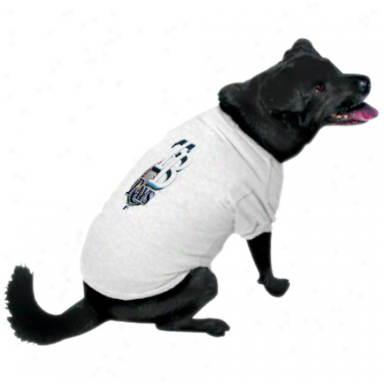 Tampa Bay Rays Performance Pet T-shirt - White