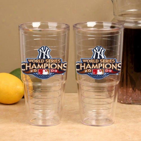 Tervis Tumbler New York Yankees 2009 World Series Champions 2-pack 24oz. Champs Tumblers