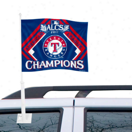 Texas Rangers 2011 American League ChampionsCar Flag