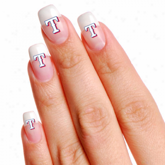 Texas Rangers 4-pack Temporary Nail Tattoos