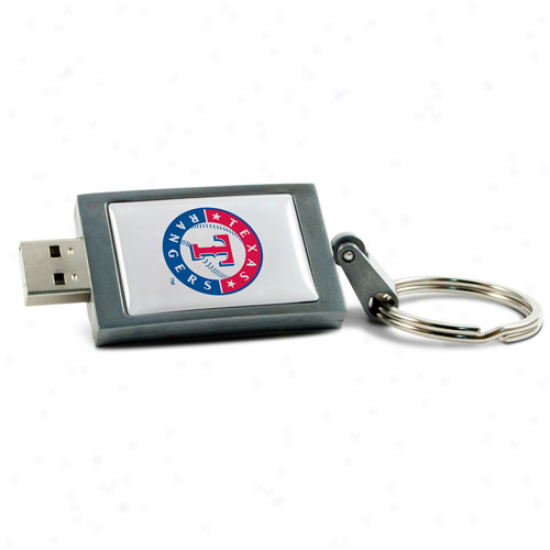 Texas Rangers 4gb Usb Momentary blaze Drive Keychain