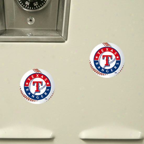 Texas Rangers 6-pack Baseball Magnet Sheet