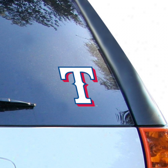 Texas Rangers 8'' X 8'' Team Logo Die-cut Decal