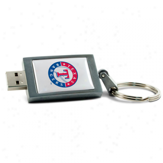 Texas Rangers 8gb Usb Flash Drive Keychain