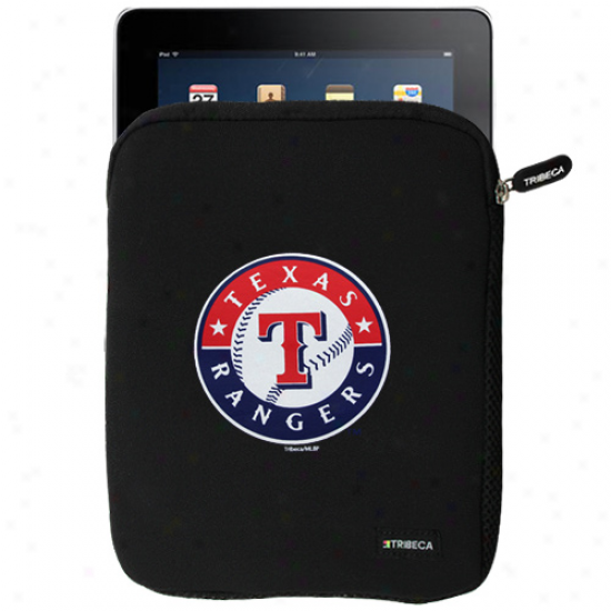 Texas Rangers Apple Ipad Slip Sleeve - Black