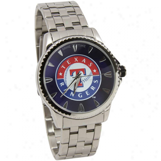 Texas Rangers Manager Stainless Steel Watch