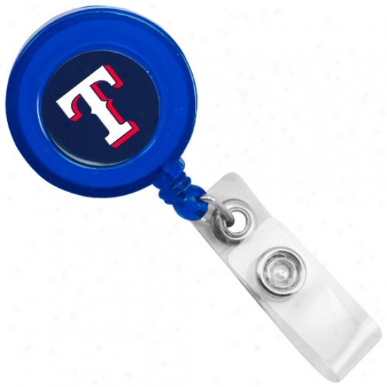 Texas Rangers Royal Blue Badge Reel