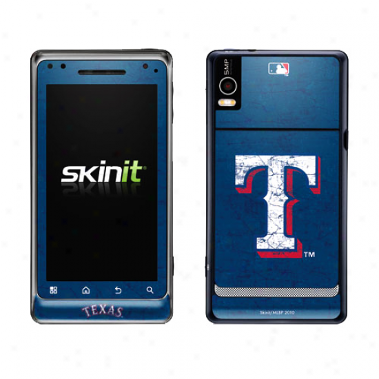 Texas Rangers Royal Blue Droid 2 Distressed Skin