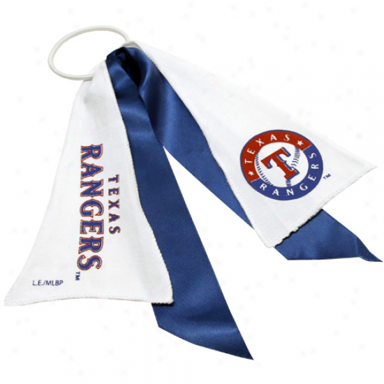 Texas Rangers Streamer Ponytail Holder