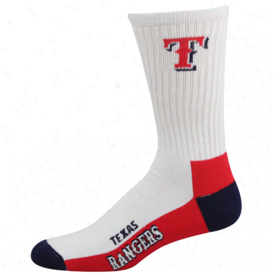 Tecas Rangers Tri-color Team Logo Tall Socks