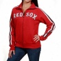 '47 Brand Boston Red Sox Ladies Red Spirit Track Full Zkp Jacket