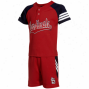 Adidas St. Louis Caddinals Todd1er Baseball T-shirt & Shorts Set - Red
